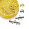 20pcs Stainless Steel Necklace Bracelet Layer Clasps Pendant Bail Connect Tassel DIY Connectors Jewelry Making Earrings Supplies