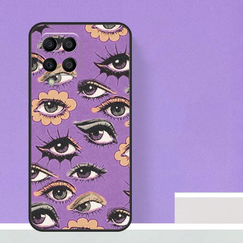 Чехол-иллюстрация 'Глаз' для Samsung Galaxy M21 M31 M15 M55 M56 M36 M16 M06 M13 M33 M53 M12 M32 M52 M14 M34 M54