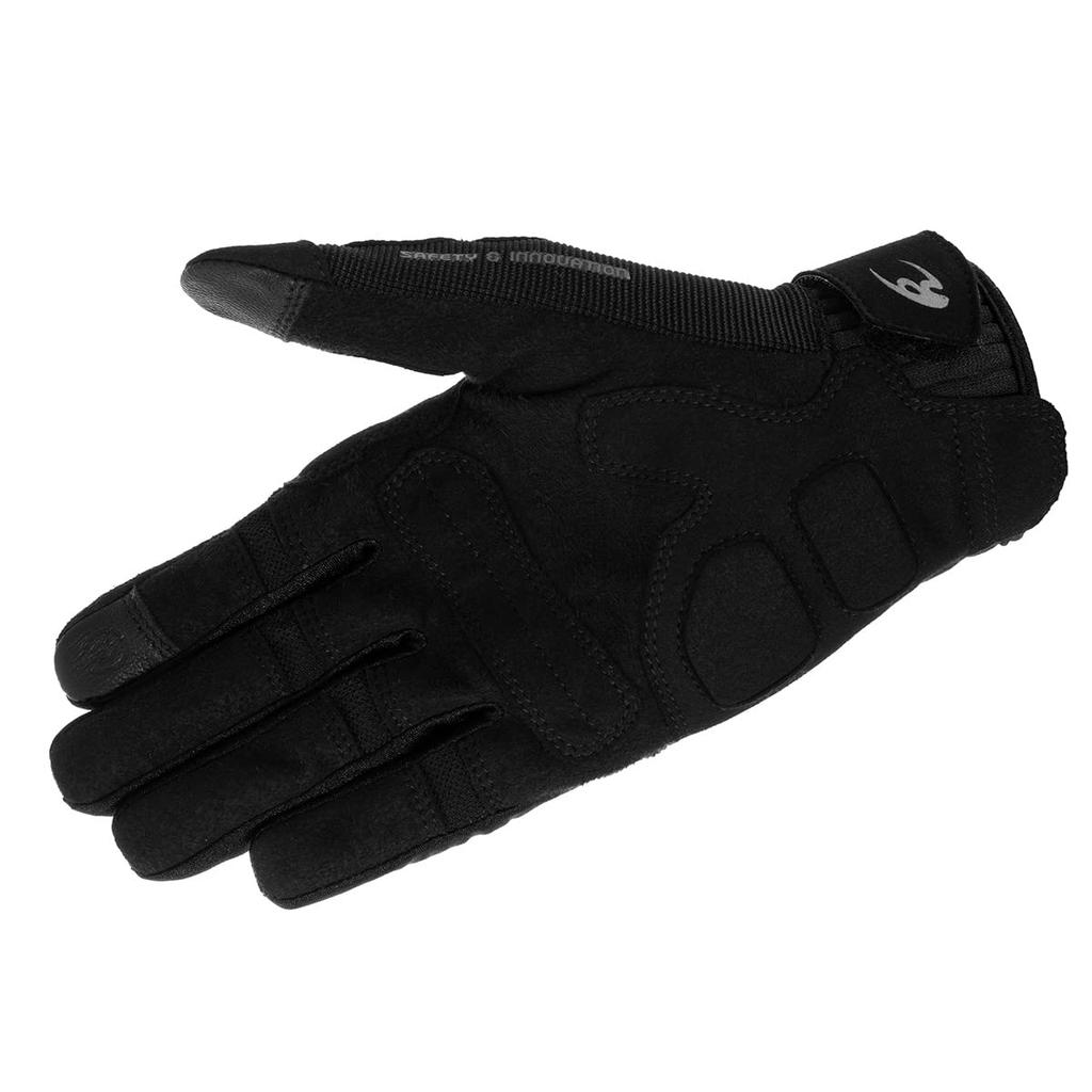 Komine Motorcycle Gloves Luce II Stretch Mesh Small GK-1853 Gloves, Black,