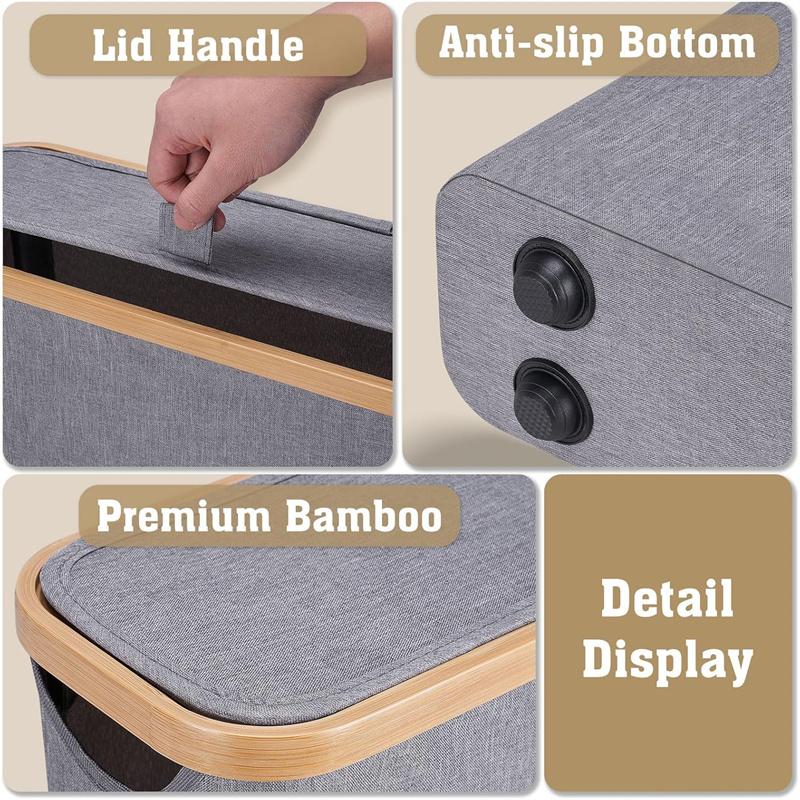 Toilet Paper Storage with Lid Large Capacity Bathroom Paper Holder Up To 12 Rolls Slim Toilet Paper Basket Holder Bin Container