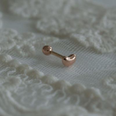 Youngglow 14k пирсинг в форме фасоли