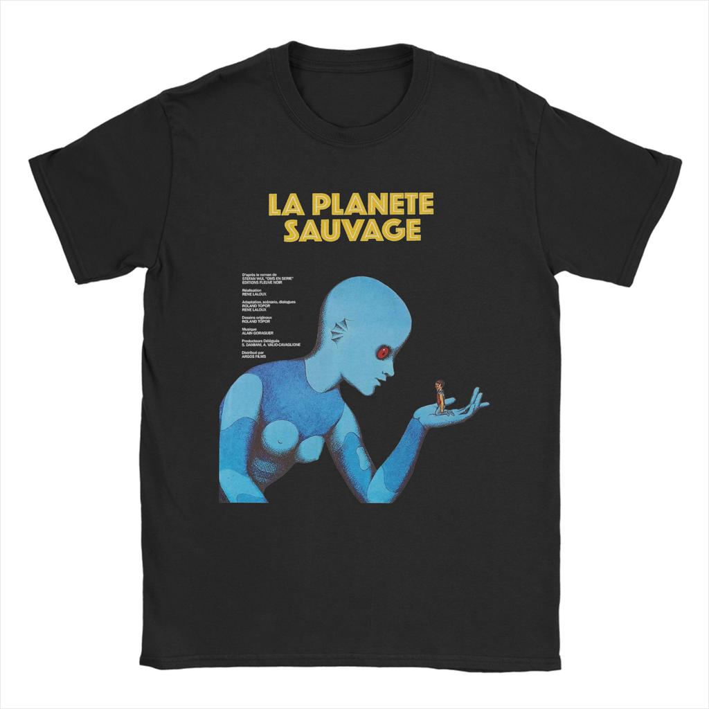 Fantastic Planet La Planete Sauvage T Shirt Unisex Cotton Top Tee Harajuku Round Neck Short Sleeve