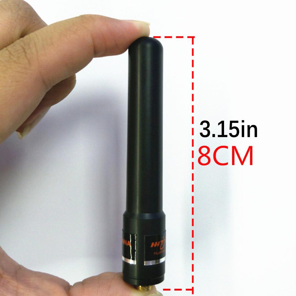 AR-806+ Двухдиапазонная мини-антенна SMA-Female VHF UHF 10 Вт Высокий коэффициент усиления Для Baofeng UV-5R BF-888S UV-21 PRO UV-32 Радиостанции