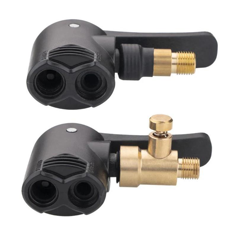 Автомобильный клапан для шин, зажим для насадки насоса, спущенный автомобильный, мотоциклетный, велосипедный, воздушный патрон, надувной насос, адаптер, резьбовой соединитель