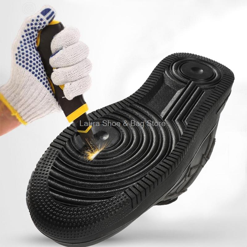 Модная мужская защитная обувь, модные рабочие кроссовки, стальной носок, защита от проколов, рабочие защитные ботинки, мужская рабочая обувь, кевларовые защитные ботинки, мужские
