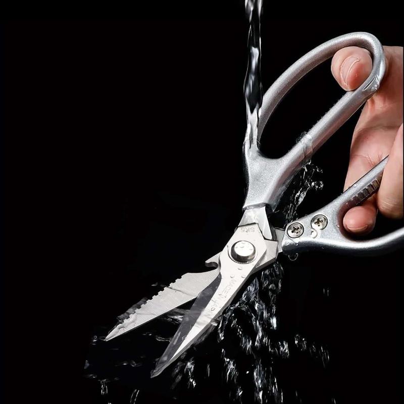 Ножницы из нержавеющей стали, бытовые кухонные ножницы, прочные ножницы для куриных костей, подходят для мяса, рыбы и куриного мяса