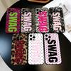 Роскошный чехол в стиле Y2K SWAG для iPhone 17,16,15,14,13,12,11 Plus,Pro Max,XS, Черный чехол из мягкого силикона