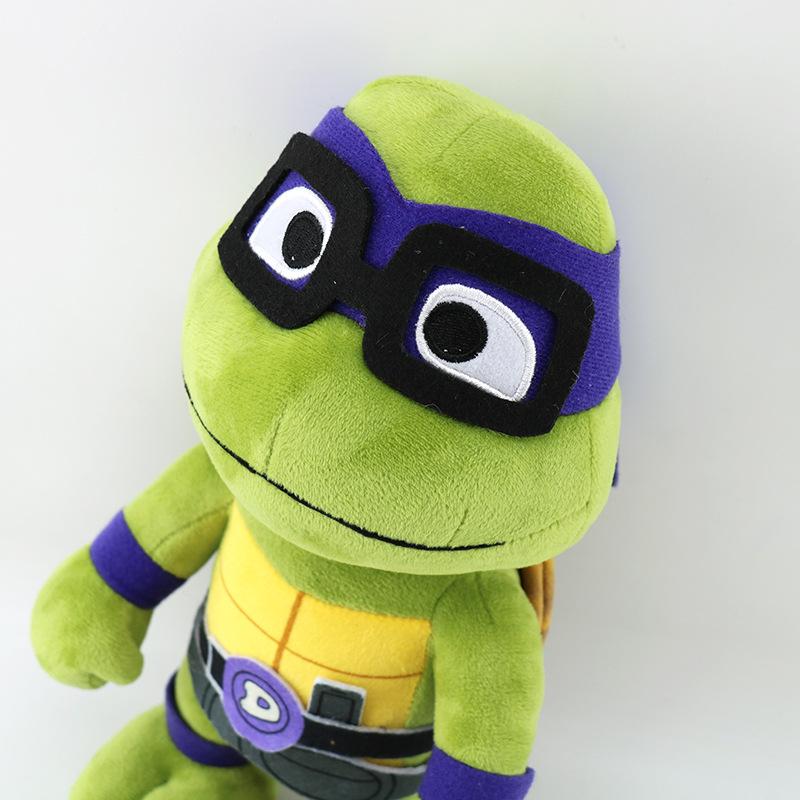 Q-версия черепашек-ниндзя, плюшевые игрушки, куклы-черепахи с большими глазами, куклы-черепахи и детские игрушки