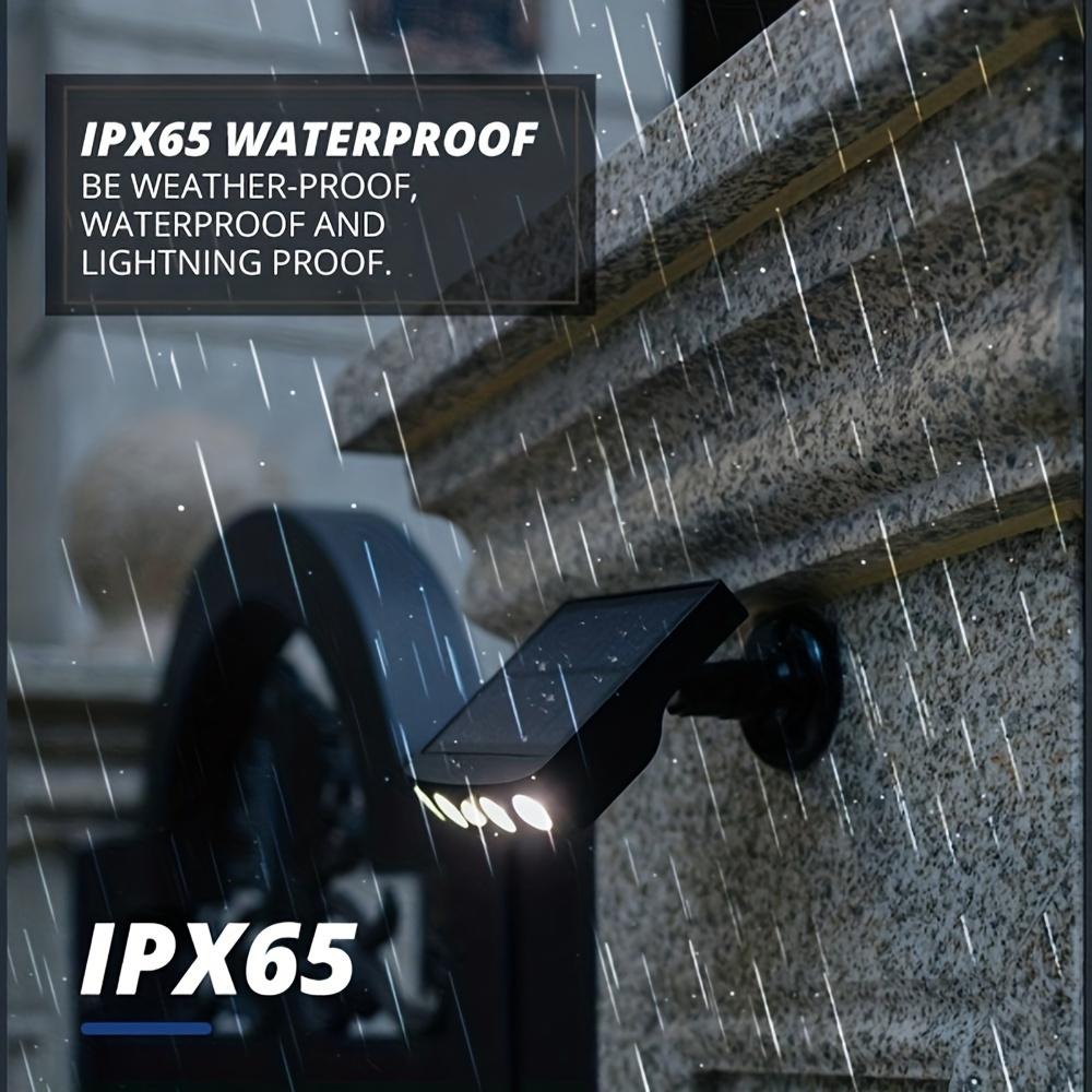 Светодиодные солнечные уличные светильники с датчиком движения, солнечная безопасность 4 светодиодных светильника для наружного декора с датчиком движения 3 режима уличный фонарь настенный ночник для сада