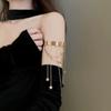 Zinc Zinc Alloy Fringe Arm Cuff Bracelets Sweet Open Upper Arm Bracelet  Arm Accessories