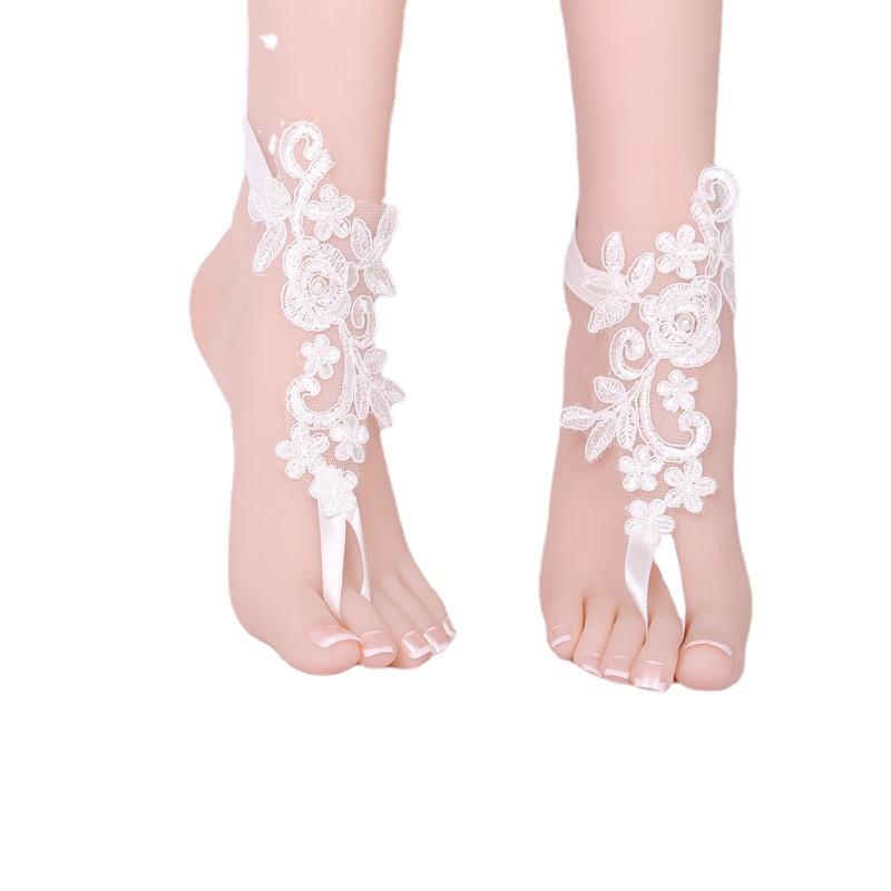 1 Pair Footwear Anklets Socks Even Toe Accessories Beach Wedding Supplies