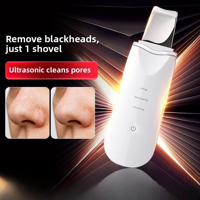 Ultrasonic Leather Shovel Machine, New Electric Cleanser Blackhead Absorber Export Beauty Instrument