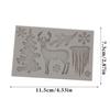 Christmas Elk Shaped Silicone Mold DIYs Christmas Tree Snowflake Cake Baking Decoration Chocolate Mold Elk Silicone Mold