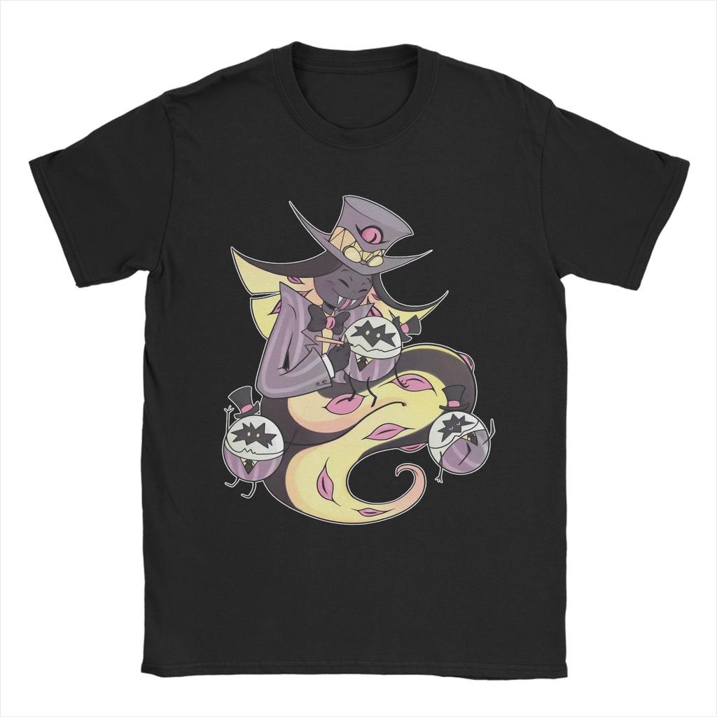 Мужские футболки Sir Pentious Hazbins Hotels из чистого хлопка, повседневные футболки с коротким рукавом и круглым вырезом, летние футболки