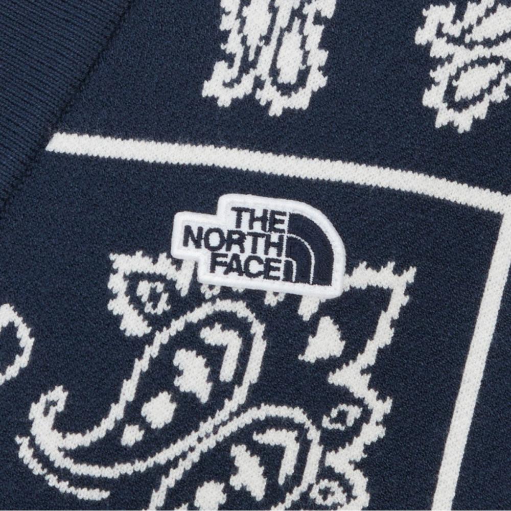 The North Face Мужской кардиган с узором пейсли, полуночный синий, nj5Sr55a