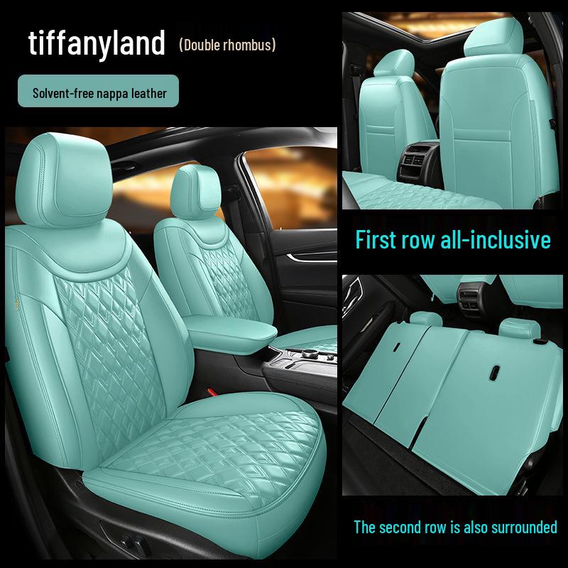 2024 T-Roc Чехол на сиденье из кожи наппа - Полный охват, Всесезонная подушка