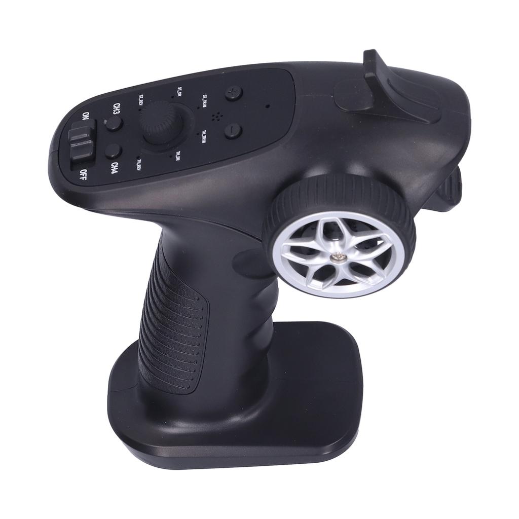 2,4 ГГц цифровой передатчик-приемник для дистанционного управления 1/8 1/10 1/16 1/32 RC Car BoatЧерный