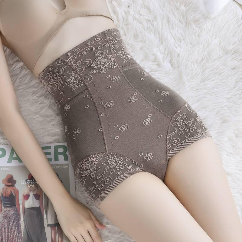 Корректирующие трусы с высокой талией, бесшовные, для послеродового контроля фигуры