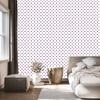 Dots Wallpaper, light gray, white background, for Living Room and Bedroom, 50x1000