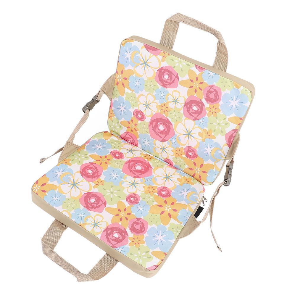 Складной стадионный коврик со спинкой 600D Oxford Fabric Thick Floral Portable Bleacher Chair для детей R