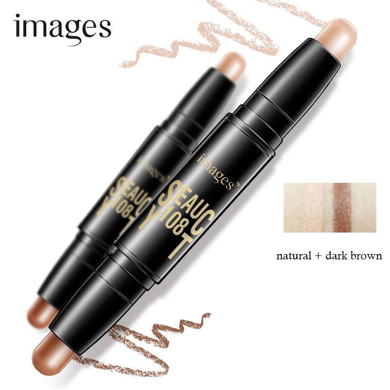 Double-Head Stereo Light and Shadow Concealer Stick Light and Long-lasting Concealer Cream