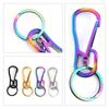 Quality Outdoor Tool Stainless Steel Key Ring Hook Camping Clip Keychain Holder Climbing Carabiner