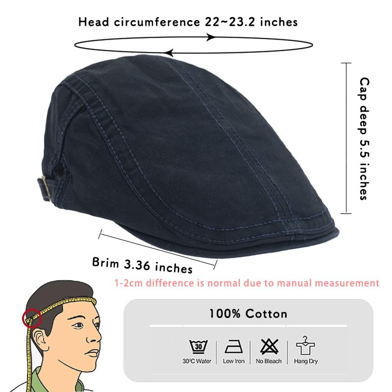 Hunting Hat for Newsboy British Moisture Quick UV All Seasons [KeepSa] Men, Cap, Style, 100% Cotton, Breathable, Wicking, Drying, Protection,