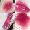 Silky Water Glide Lip Gloss Mirror Beep Lip Glaze Jelly Lip Gloss Hydrating Student Cosmetics Lip Gloss Long-lasting Waterproof Lipstick Non-stick