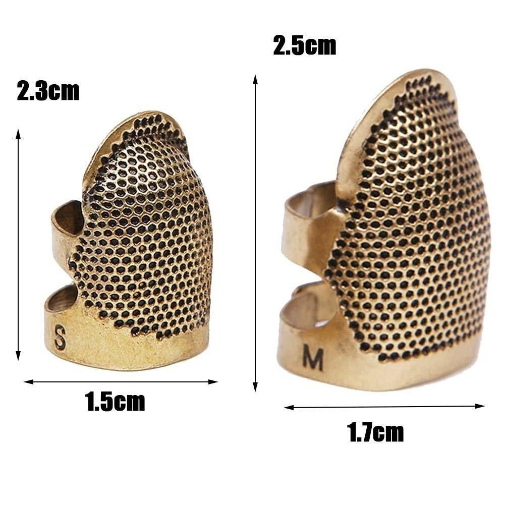 Thimble Sewing Press-fit Thimble Finger Sleeve Household Adjustable Thimble Ferrule Metal