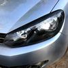 2 шт. Черные накладки на брови фар для VW Golf 6 MK6 GTI GTR 2008-2013, Декоративная отделка из АБС-пластика, Автоаксессуары