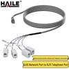 HAILE RJ45 на RJ11 1-в-4 Телефонный сплиттер-кабель