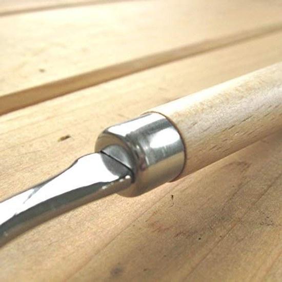 Nagao Tsubame Sanjo Wood Dinner Fork 2-Piece Set 19cm Stainless Steel Wooden Made Japan