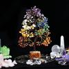 Seven Chakra Gemstone Tree of Life, Positive Energy, Feng Shui Decor, Bonsai, Crystals and Healing Stones, Money Tree, Room Decor Stone,