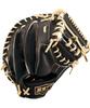 ZETT Neo Status Youth Softball B BJCB70512N Catcher's Mitt, Black/Pastel (1932)