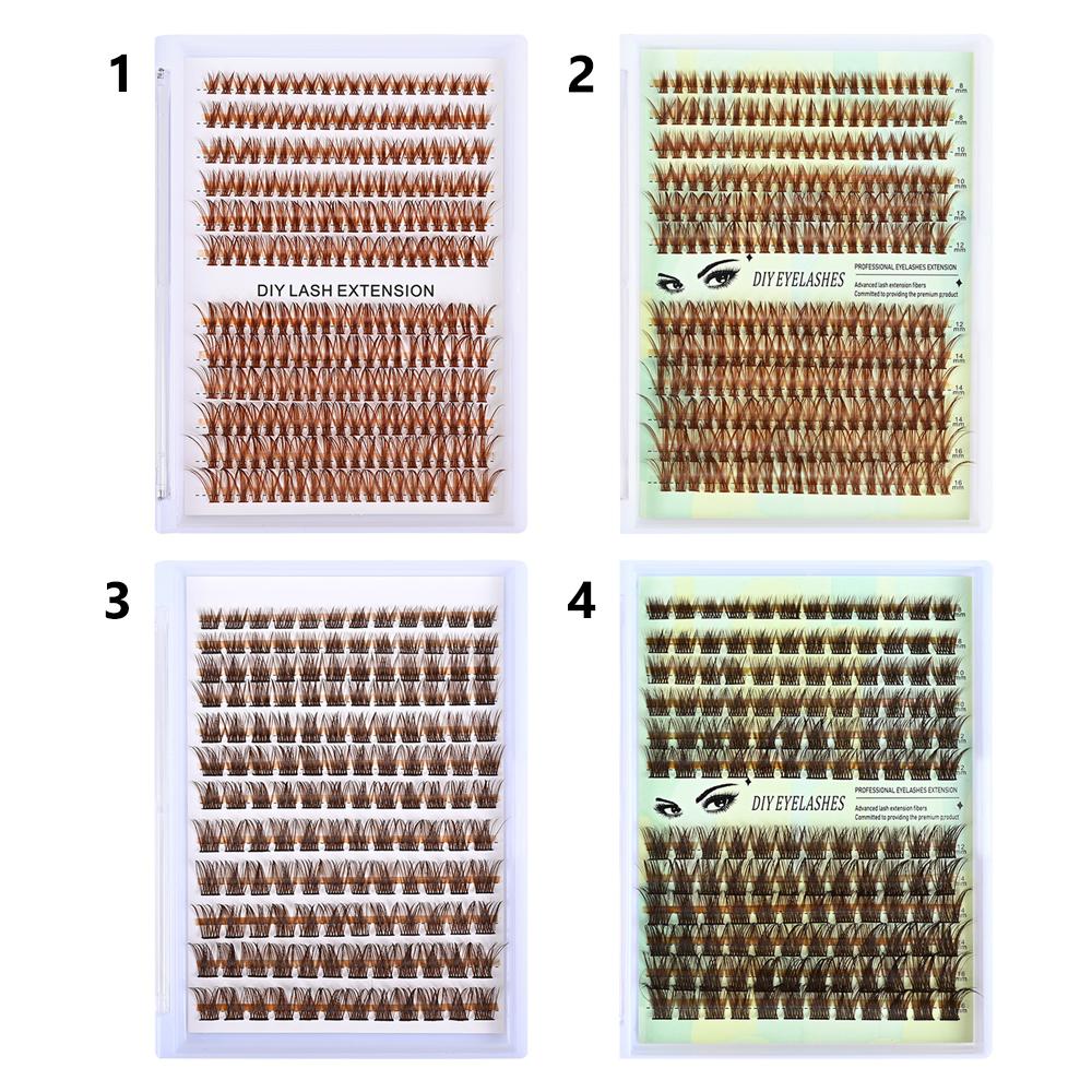 Soft Fluffy Segmented Eyelashes Single Cluster DIY Grafting Eyelashes Women's Beauty