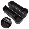Car Seat Gap Storage Large PU Leather Side Storage Convenient Car Cell Remote Small Item Includes Drink Fits Water Bottles Up To In Insertable Storage