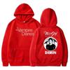 Autumn Men's Women's Hoodies Letter Vampire Printing Unisex Fashion Pullover Long Sleeves Loose Casual Vintage Sweatshirts