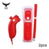 Game Controller - EGSII - Wiimote+Nunchuck - Red - Bluetooth - Compatible Nintendo Wii