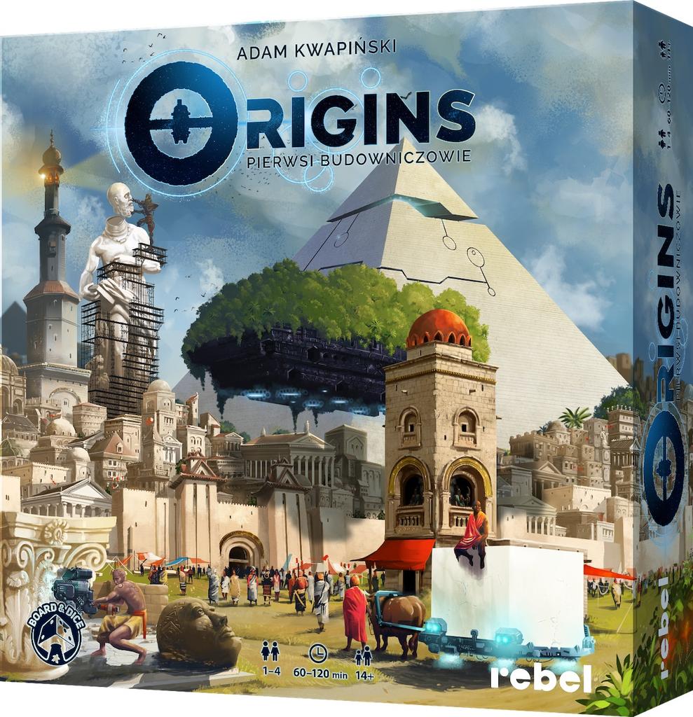 Origins. The First Builders. The Board Game. Rebel
