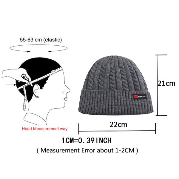 Brand Skullies Beanies Men Winter Hats For Men Cap Women Winter Knitted Hat Male Warm Thick Gorro Bonnet Fur Knit Beanie Hat Cap