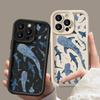 Для iPhone 16 Pro Max 16E 15 14 Pro 13 12 11 чехол с принтом китового дерева, противоударный мягкий защитный чехол для линз из ТПУ с матовым покрытием