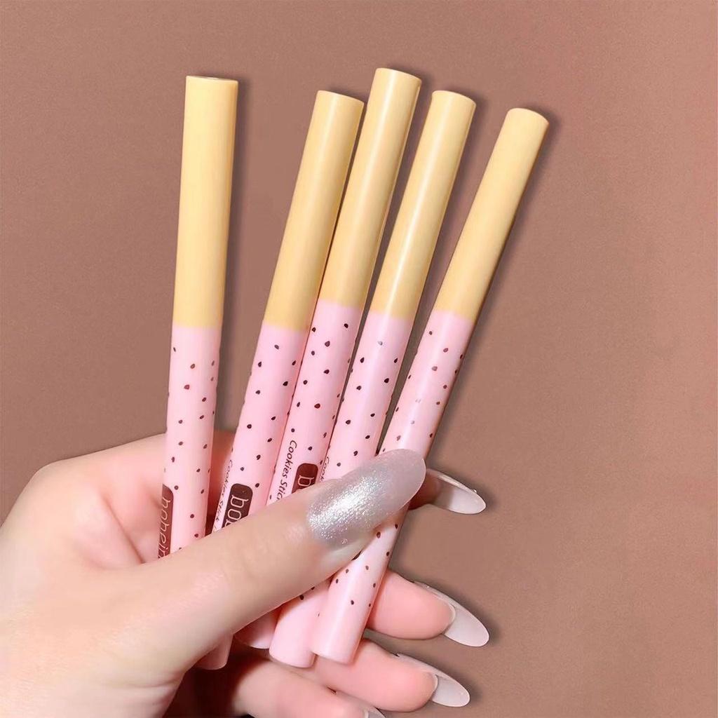 Цветная клейкая подводка для глаз, долговечная, водостойкая, ее нелегко размазать, гладкий естественный макияж, трехмерная клейкая ручка для начинающих, студентов, новичков