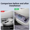 For MG4 EV 2025 Double Layer Divided Storage Box Under Center Console Car Interior Organizer Accessories