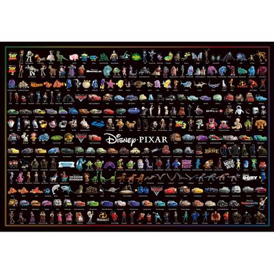 Пазл из 1000 деталей Коллекция персонажей DisneyPixar (51х73,5см)