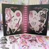 Angel Sticker Korean Goo Card Sticker Goo Winter Girl Character Sticker Notebook Material