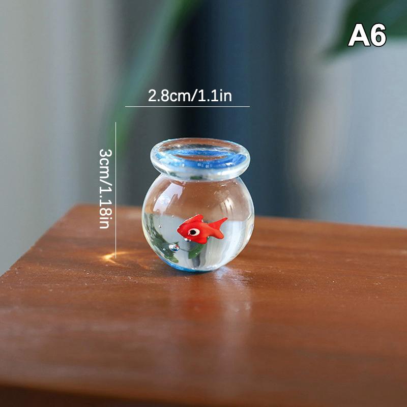 Handcrafted Glass Pocket Fish Figurine Mini Pocket Fish Ornaments Vibrant Glass Fish Desktop Decoration Home Office Decor