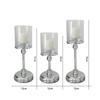 Detachable Candlestick Golden Pillar Candle Holder Candle Holders  For Dining Coffee Table Wedding