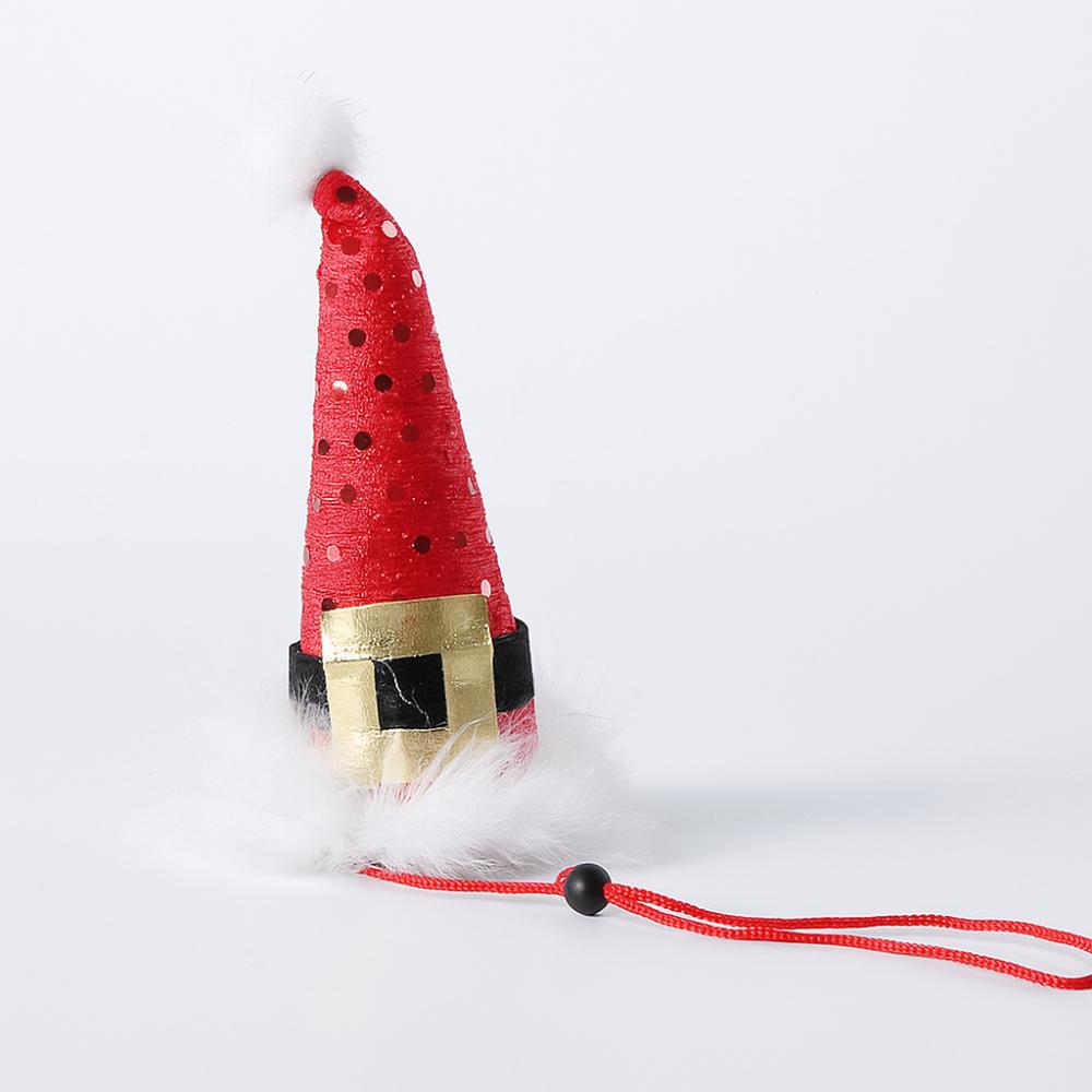 Adjustable Pet Christmas Hat Cute Pet Party Hat Pet Costume Accessory Festive Pet Hat Pet Outfit