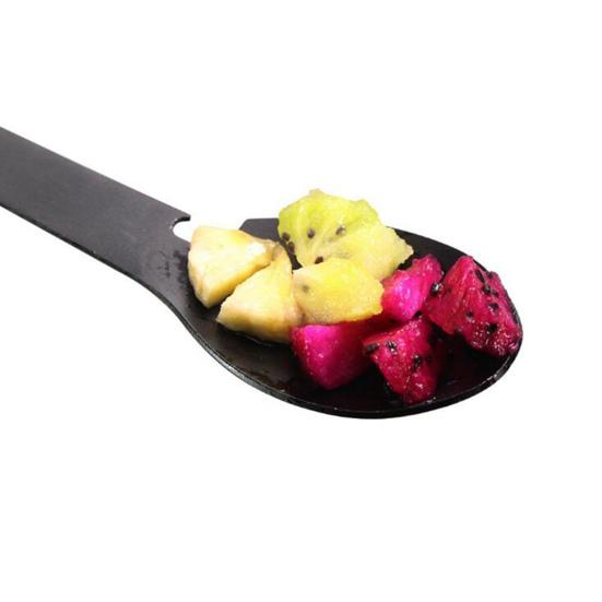 Прочная походная ложка, устойчивая к коррозии, нержавеющая сталь, компактная портативная открывалка 5 в 1, k на открытом воздухе