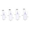 Diy Quilling Tool Empty Needle Tip Glue Bottle With Black Cap Liquid Dropper Containers With Silicone Rings For Crafting
